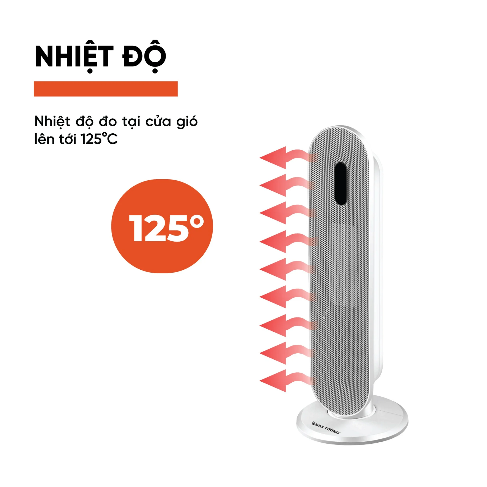 Máy Sưởi Gốm Đạt Tường DTSG-01 - Hàng Chính Hãng