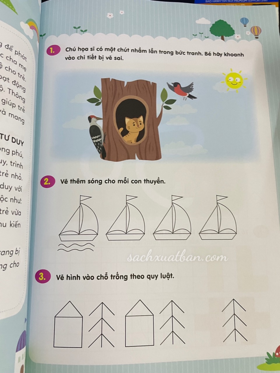 Sách Trò Chơi Toán Học Rèn Luyện Tư Duy 3-6 Tuổi Quyển 1