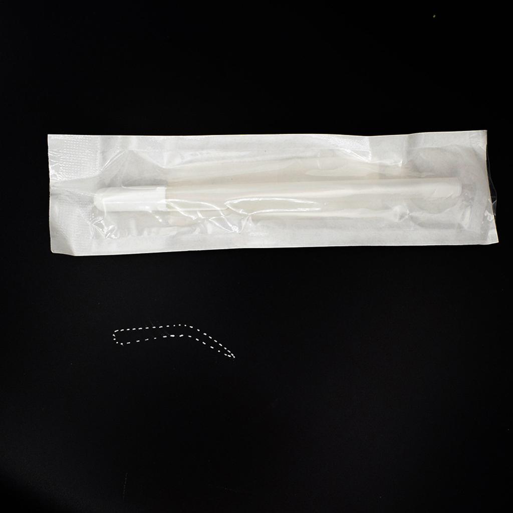 2X 1pcs White PensSurgical Tip Markers Skin Marker for Eyebrow
