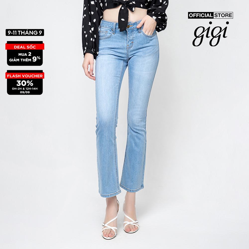 GIGI - Quần jeans nữ ống loe High Waisted Flared G3102J202323