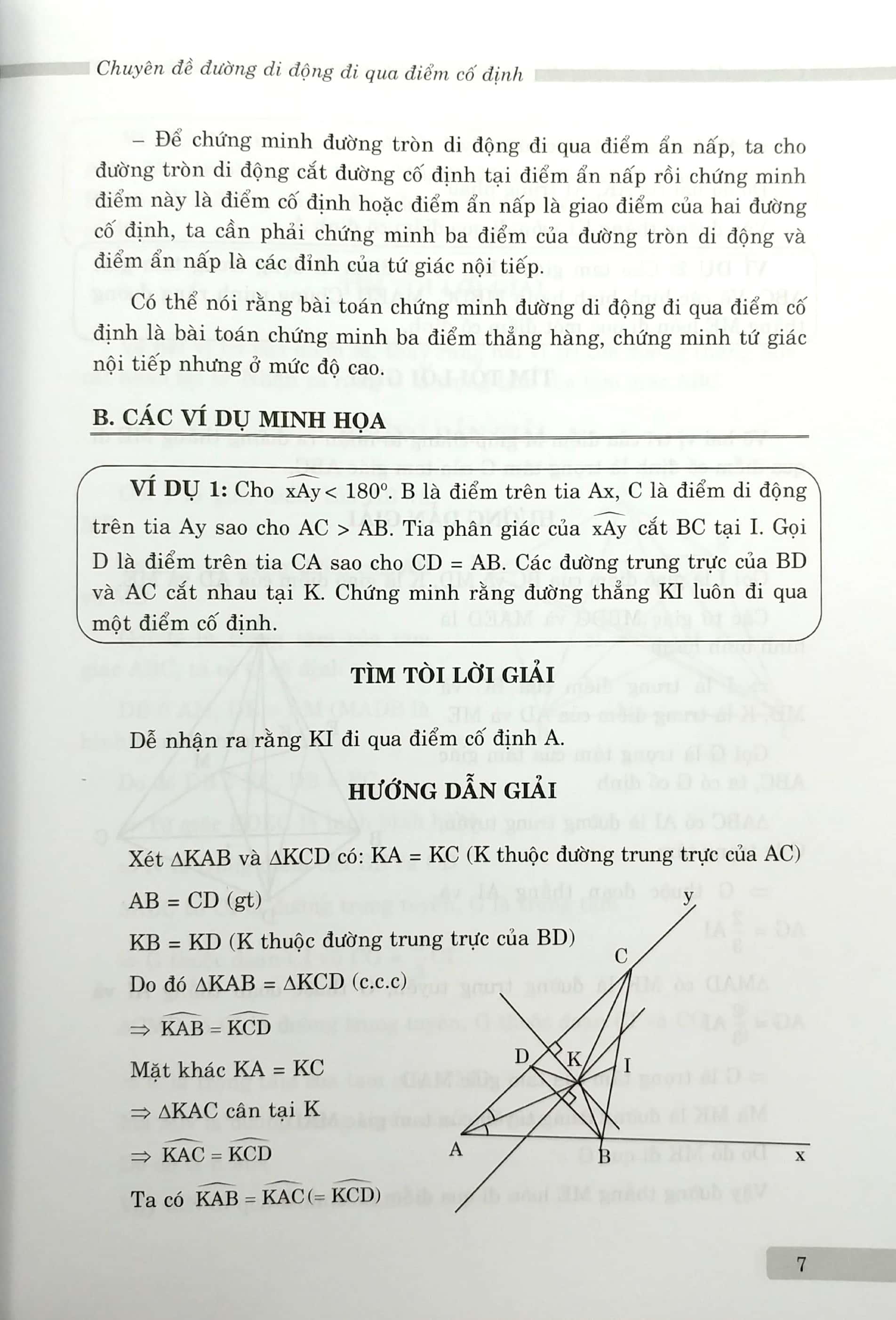 Chuyên Đề Đường Di Động Đi Qua Điểm Cố Định