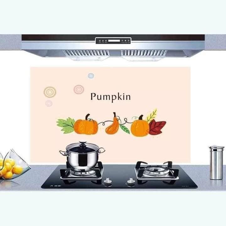 Tranh dán bếp chất liệu tráng nhôm chống thấm dầu mỡ, không thấm nước, chịu nhiệt tốt (Giao mẫu ngẫu nhiên)