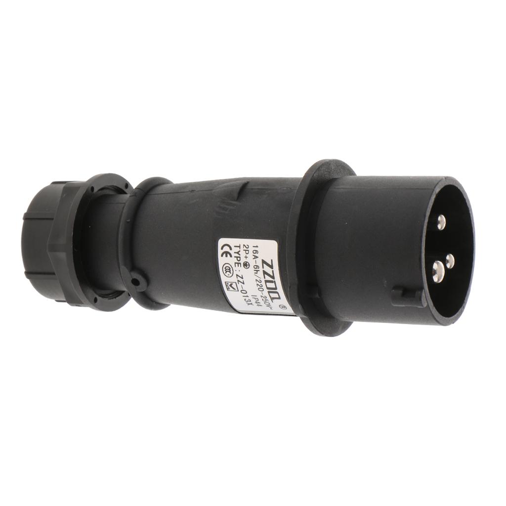 220-250V 16A Chống Nước Nam/Nữ Kết Nối 2P + E IP44 6H Cắm/ Ổ cắm