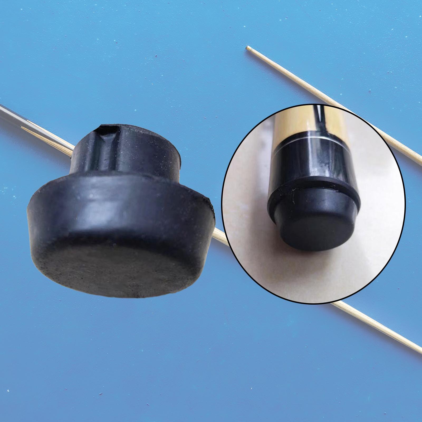 Billiard Cue Bottom Cover Pool Cue Bottom Plug Sports Protector Tool Pool Cue Bottom Protection Pad for Players Athlete Enthusiast Accessory