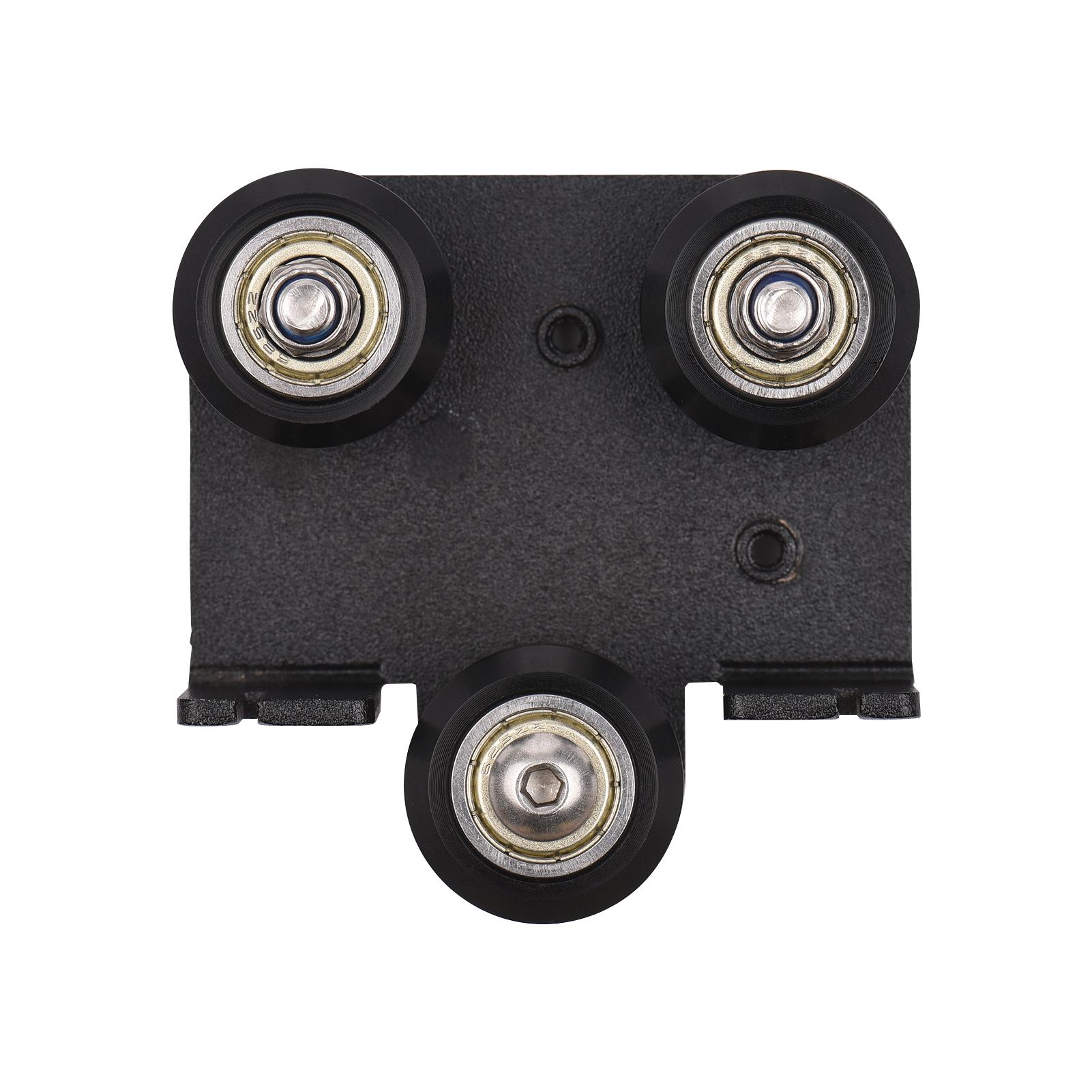 3D Extruder Back Support Plate with Pulley 3D Printer Parts Accessory Extruding Backplate for 3D Printers
