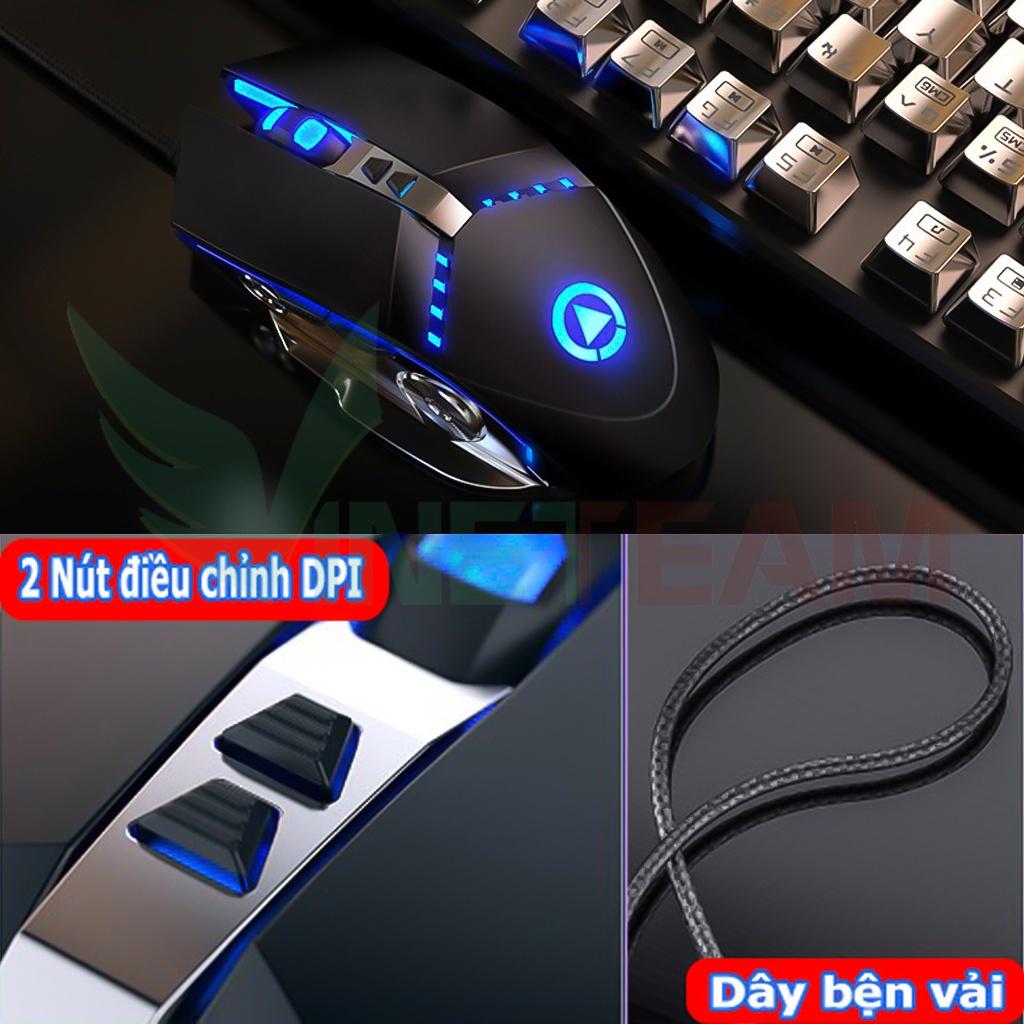 Chuột máy tính gaming có dây G3-PRO 3200 DPI có nút tăng giảm độ phân giải và với hiệu ứng LED 7 màu -dc4728