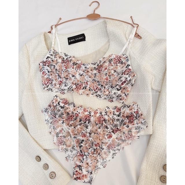 Spring - Áo ngực có gọng ren hoa xinh xắn Haruharulabel