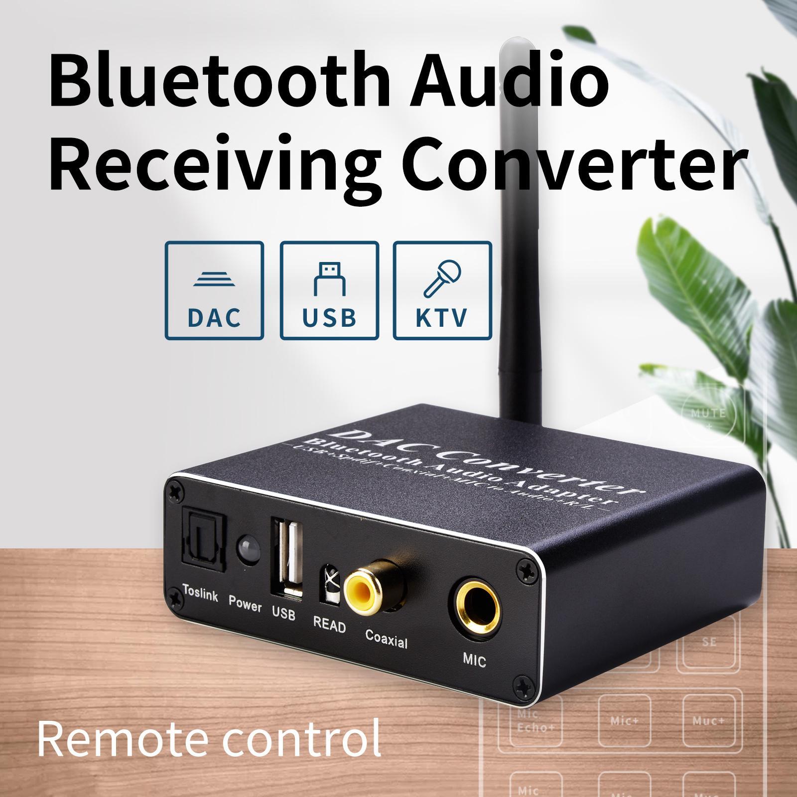 Digital to Analog Audio Converter Bluetooth 5.0 Receiver for Ktv Mobile Bluetooth Music