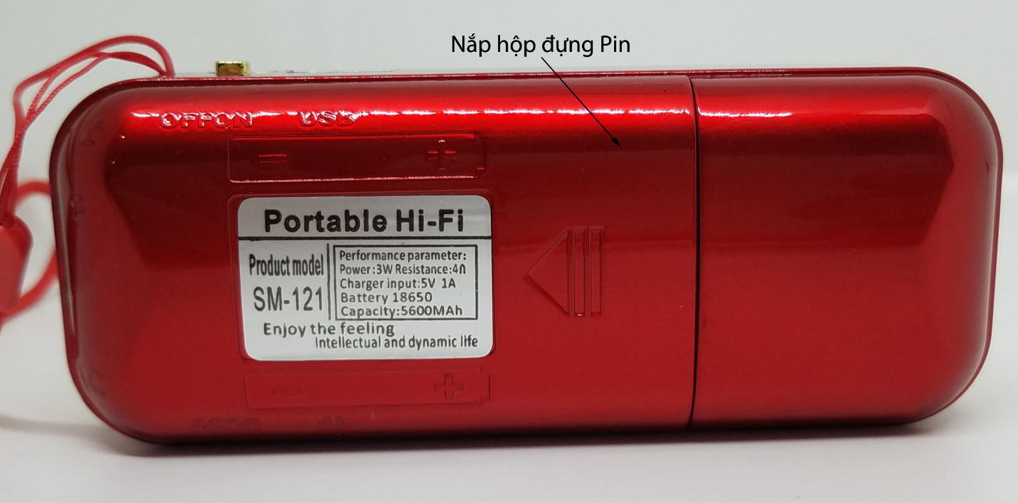 Đài FM Radio SHUAE -121 USB-Thẻ nhớ-pin sạc Cho người cao tuổi