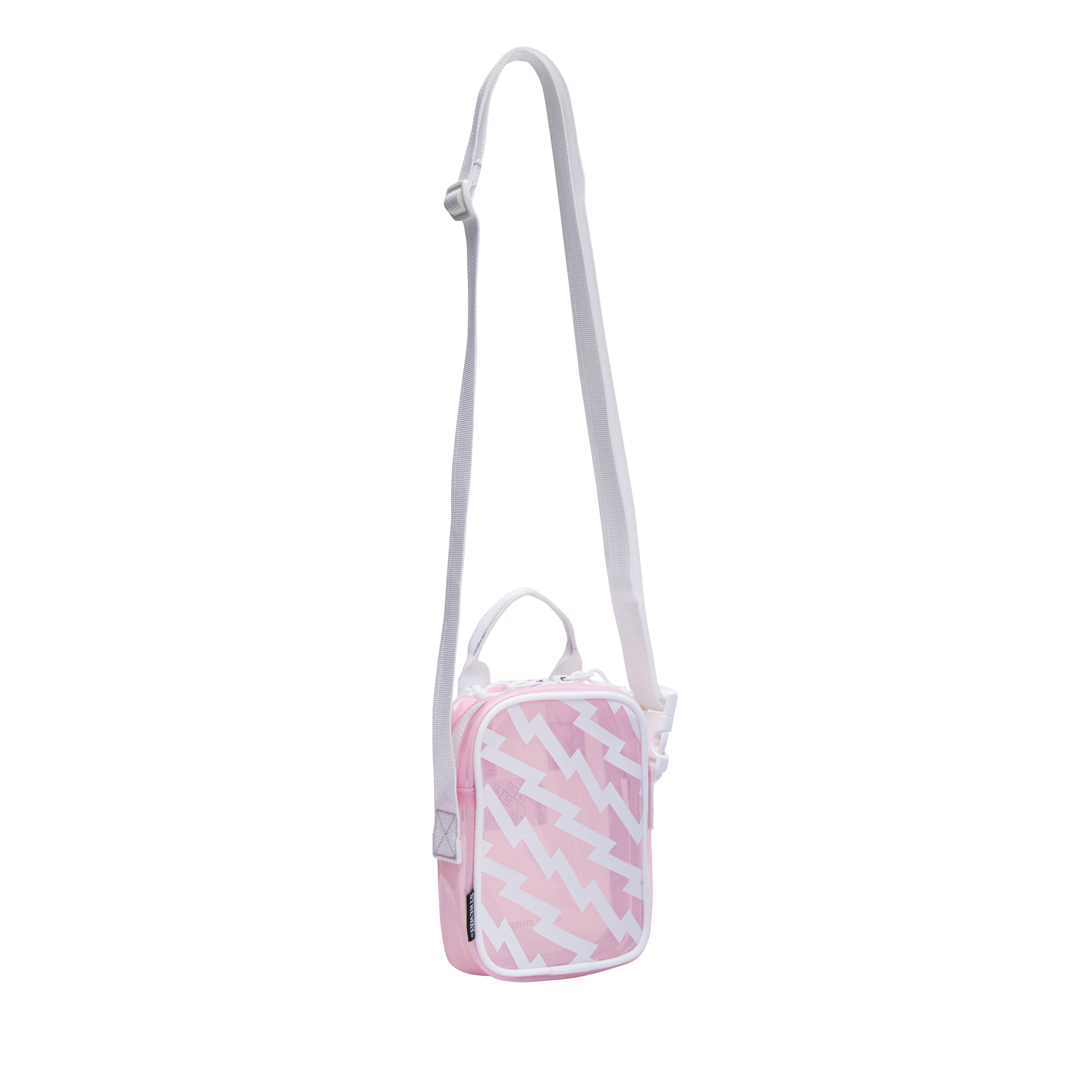 Túi Đeo Chéo 5THEWAY Nhựa Trong Suốt Hồng aka 5THEWAY /plastic/ VERTICAL SHOULDER BAG in PINK