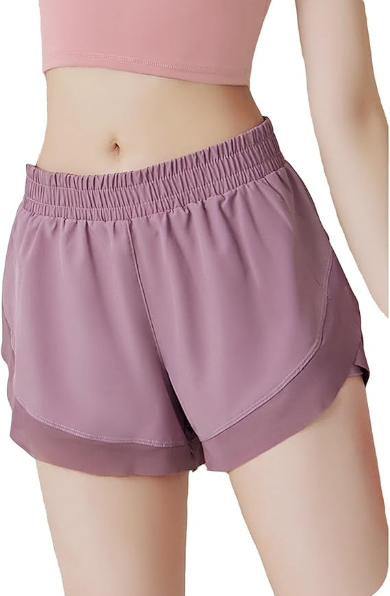 Quần Đùi thể thao nữ phối lưới 2 lớp cao cấp nhiều màu nhiều size