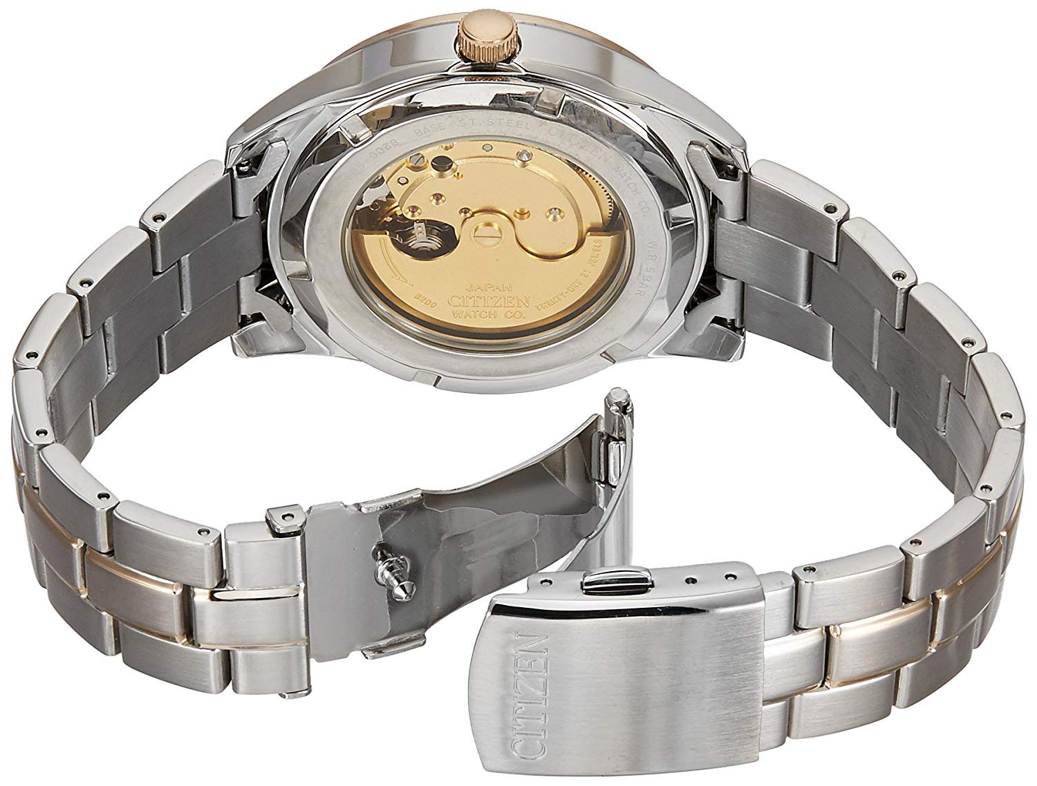 Đồng Hồ Nam Citizen Dây Thép Không Gỉ NH7514-59E - Mặt Đen