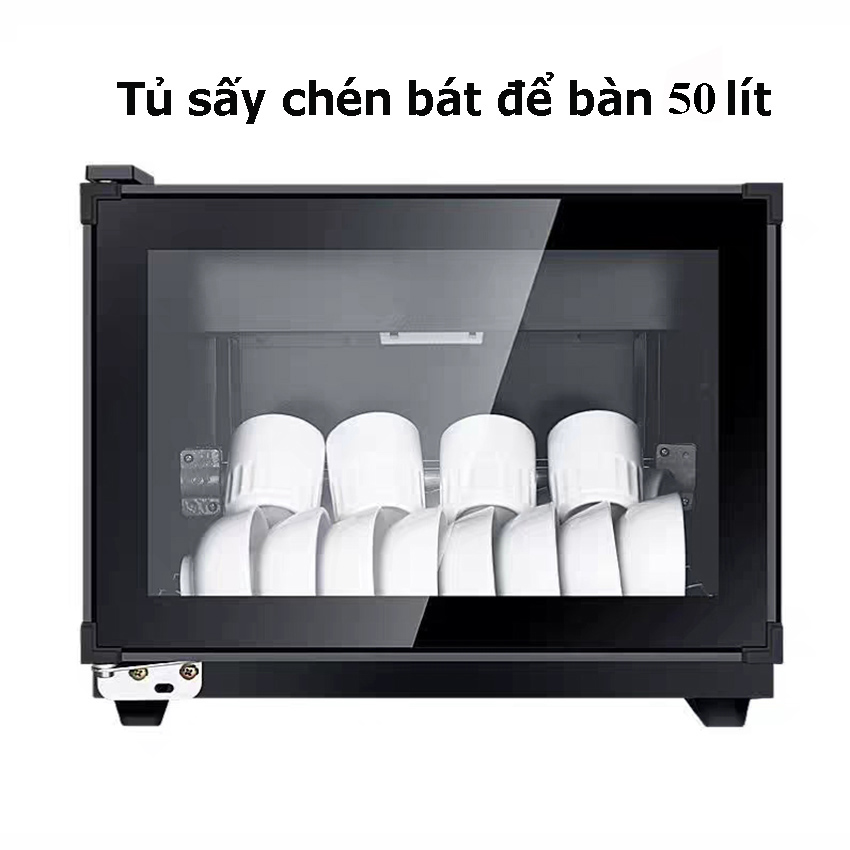 Máy sấy bát 50L - tủ sấy bát gia đình khử khuẩn diệt trùng cao cấp - Máy sấy chén bát để bàn