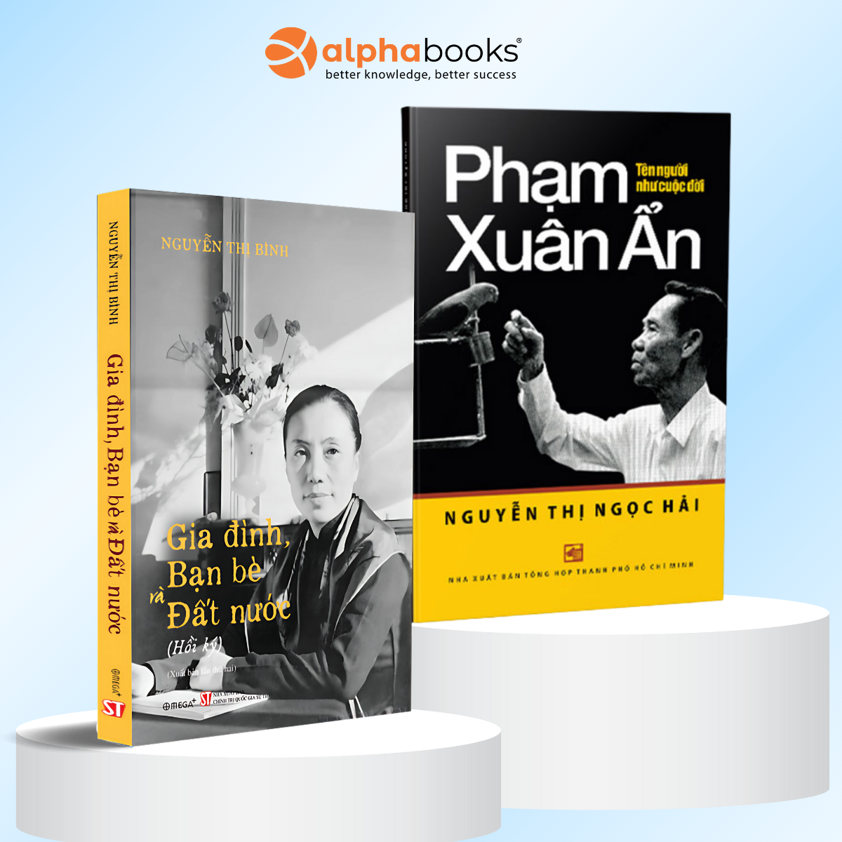 Combo Nguyễn Thị Bình - Gia Đình, Bạn Bè Và Đất Nước (Bìa Mềm) + Phạm Xuân Ẩn - Tên Người Như Cuộc Đời