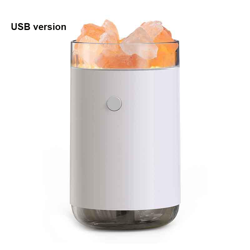 Di Động Pha Lê Xông Phòng Máy Phun Sương Tạo Độ Ẩm USB Không Dây Tinh Dầu Khuếch Tán Tinh Dầu Lộc Không Khí Humidificador Với Bầu Không Khí Đèn Nhà