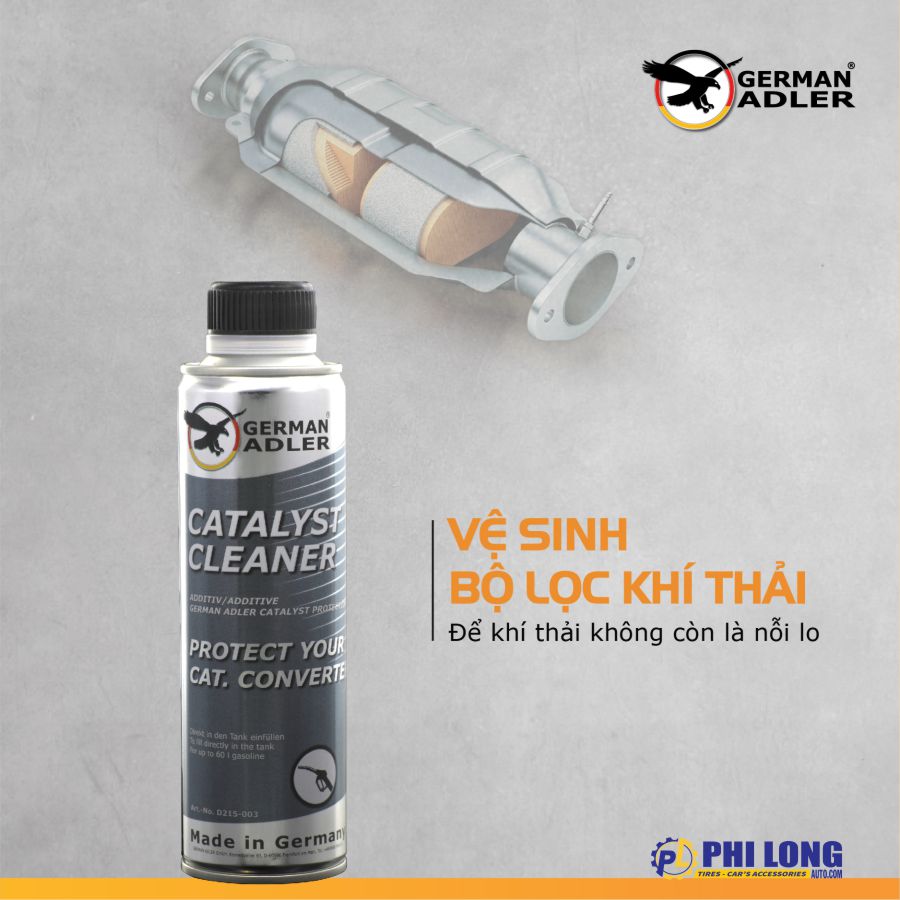 Dung dịch vệ sinh hệ thống khí thải GERMAN ADLER CATALYST CLEANER