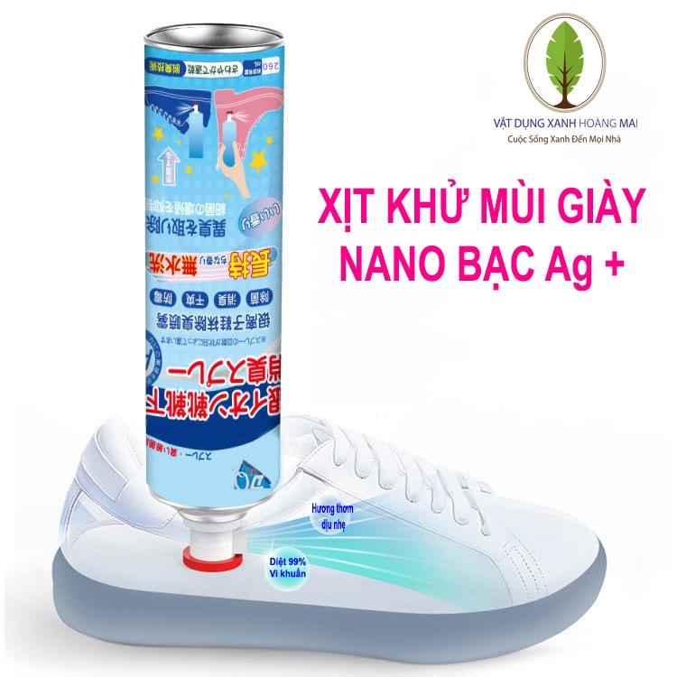 Xịt Khử GIày Mùi Mồ Hôi Chân Mùi Tủ Giày Hương Dịu Nhẹ