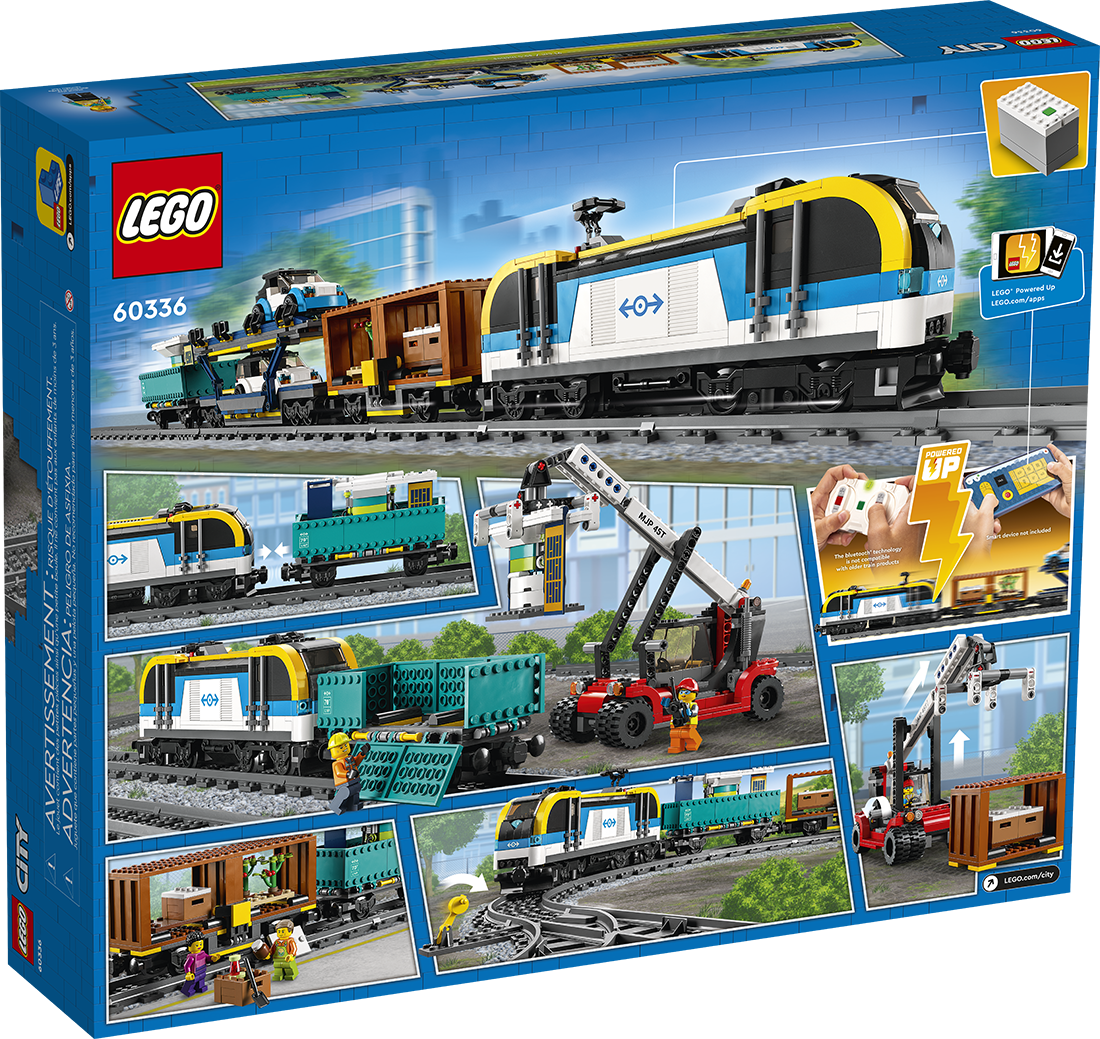 LEGO City 60336 Tàu lửa vận chuyển hàng hóa (1153 chi tiết)