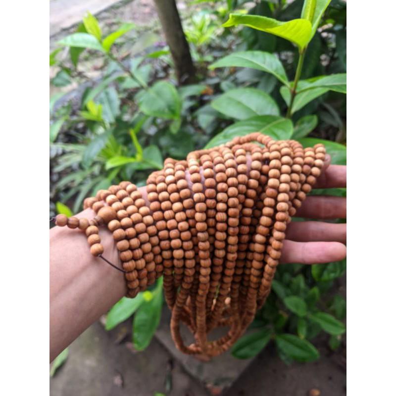Vòng tay nữ 108 hạt nhỏ tròn 5ly gỗ ngọc am
