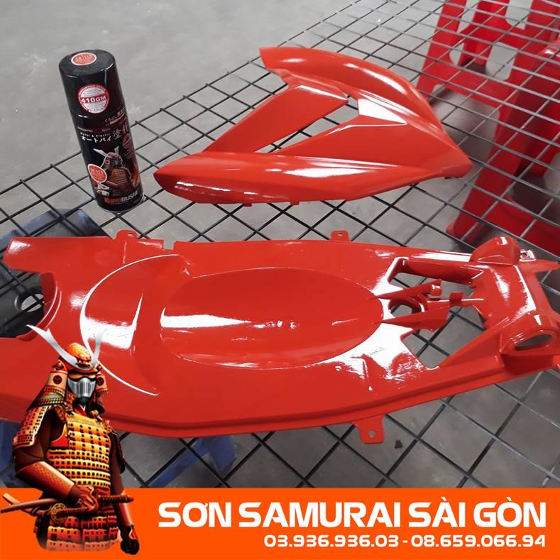 Sơn SAMURAI KUROBUSHI 115 MÀU CAM chính hãng dành cho xe máy