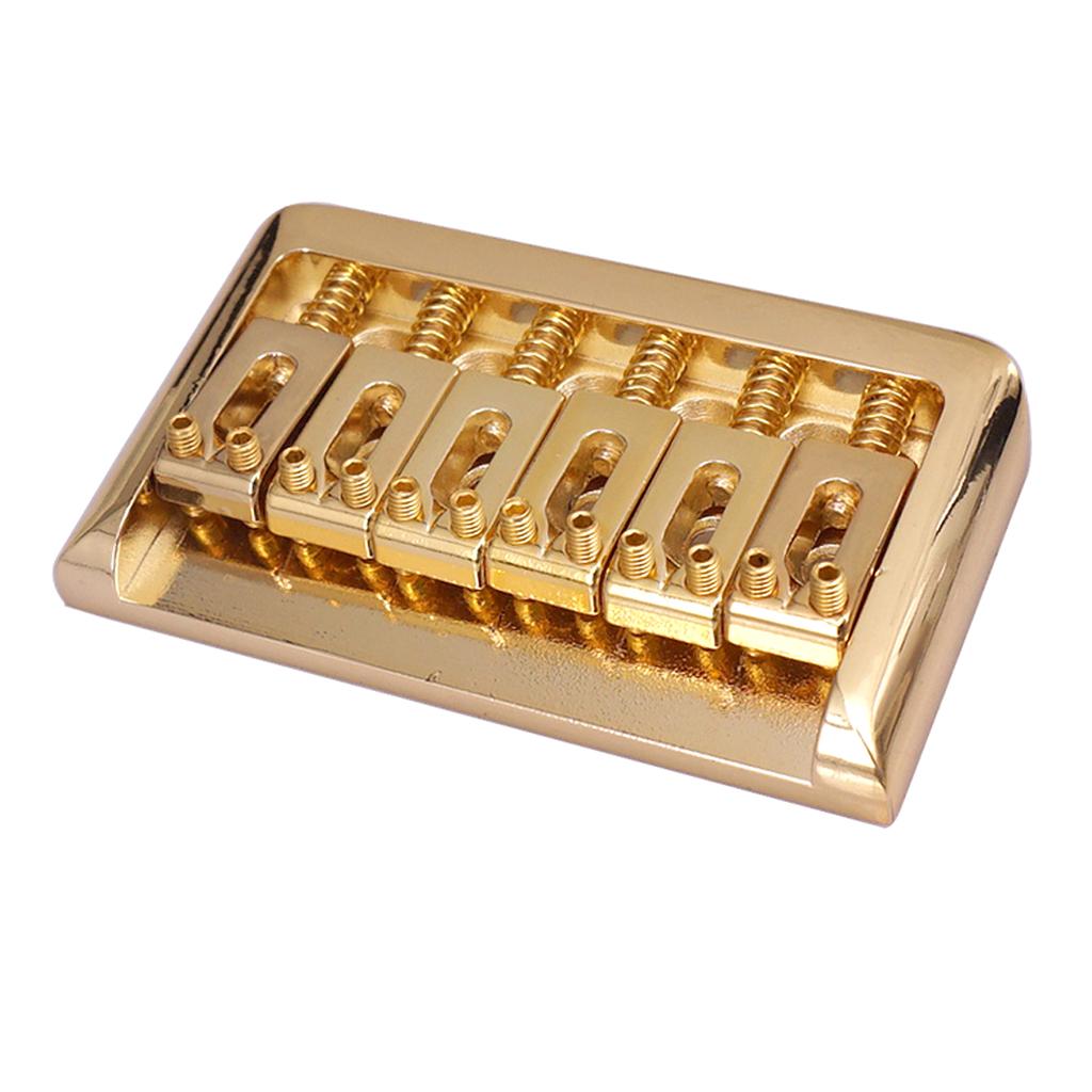 Phép Màu Sáng VÀNG ĐUÔI CỨNG CẦU thông qua dưới stringing 6 Dây Đàn Guitar Điện