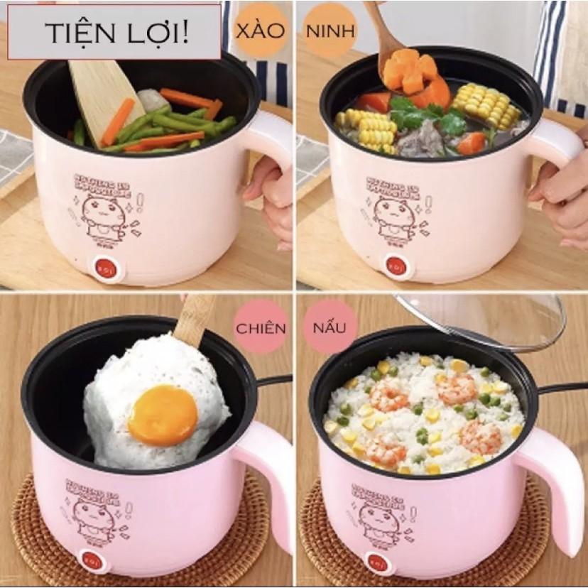 Nồi Lẩu Mini, Ca Nấu Mì Đa Năng Siêu Tốc Siêu Tiện Lợi 16CM.(GIAO NGẪU NHIÊN)