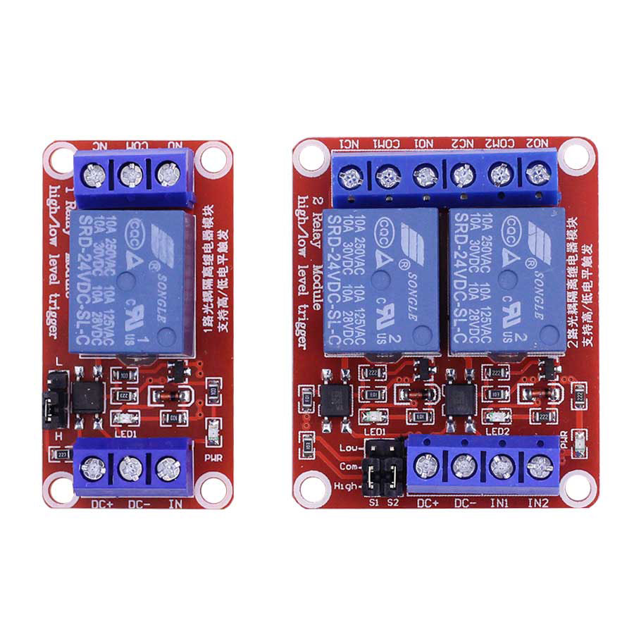 Module Relay 24VDC 1/2 Kênh High/Low