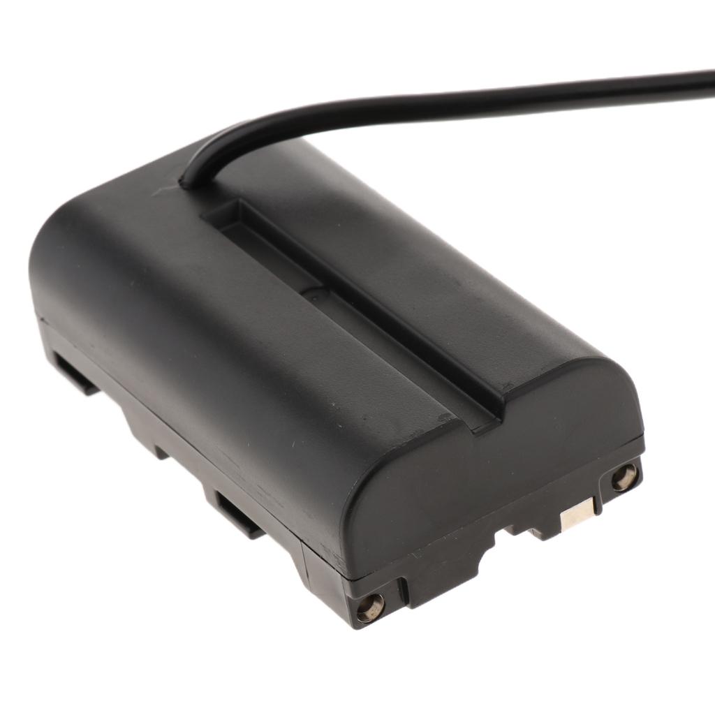 Milageto D Tập D-Tập Kết Nối NP-F550 DC Khớp Nối Bộ Chuyển Nguồn Dây Cuộn Cáp Dài 30 Cm