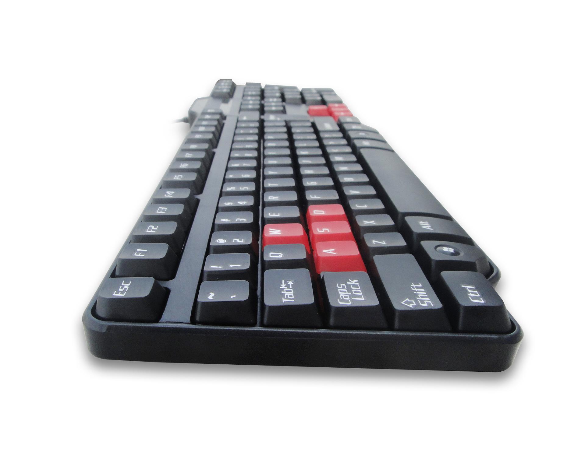 Giá thấp nhất Bàn phím văn phòng kinh doanh có dây USB Máy tính Sản phẩm ngoại vi Tiếng Anh Tiếng Đức Tiếng Tây Ban Nha