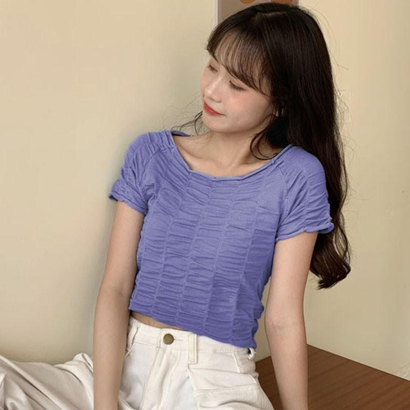 Áo Thun Tay Ngắn Thời Trang Cho Nữ