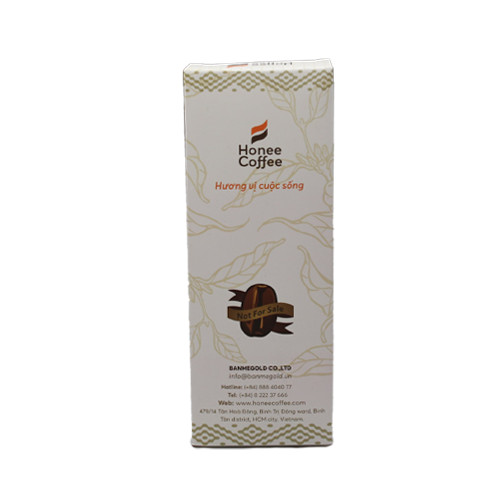 Cà Phê Hạt Rang Arabica Honee Coffee 250g - Tặng Hộp 4 Gói Hòa Tan Honee Coffee 4 Gói Hòa Tan Hương Vị Quế - Dừa - Trà Xanh - Phấn Hoa