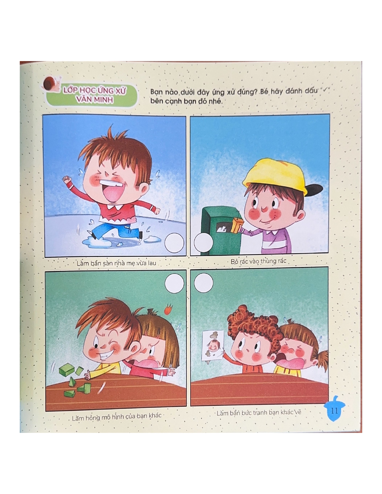 Dạy Con Học Lễ Giáo - Lớp Lá 1 - Tứ Diệp Thảo - Vanlangbooks