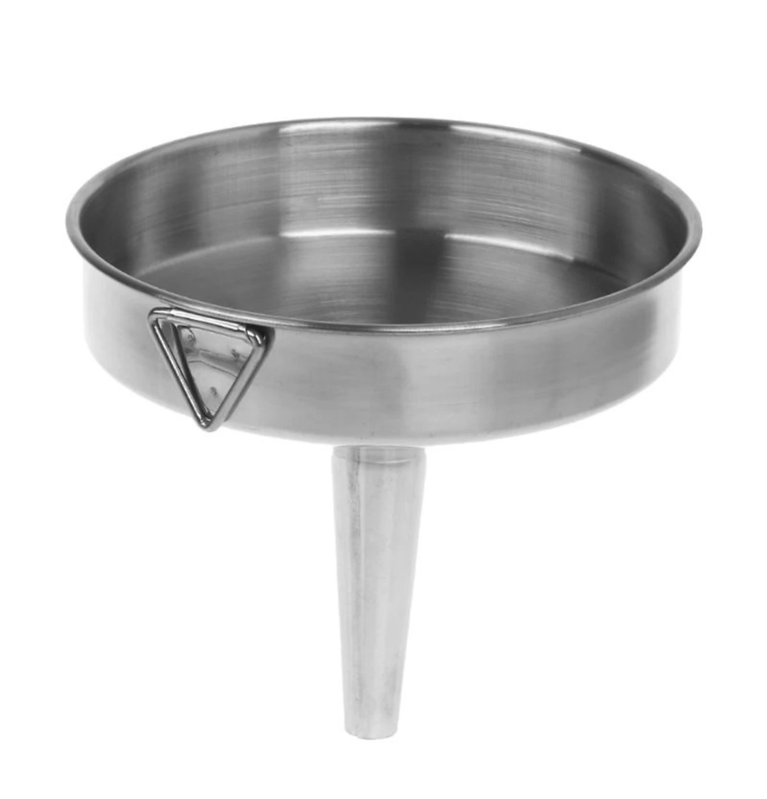 Phễu Inox rót chất lỏng chuyên dùng cho nhà bếp có móc cầm tay tiện lợi đường kính 8cm / 10cm