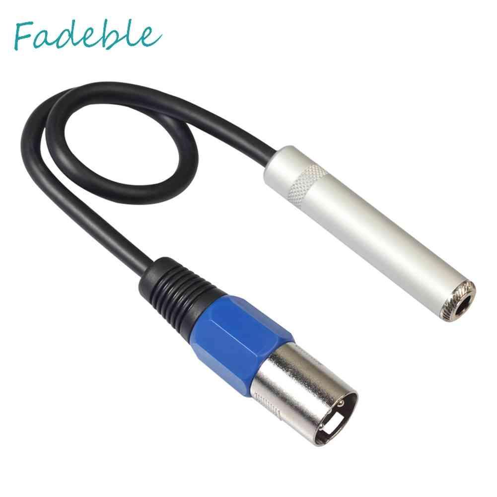 Cáp ChuyểN ĐổI Âm Thanh 0.3m XLR 3Pin Sang 6.35mm