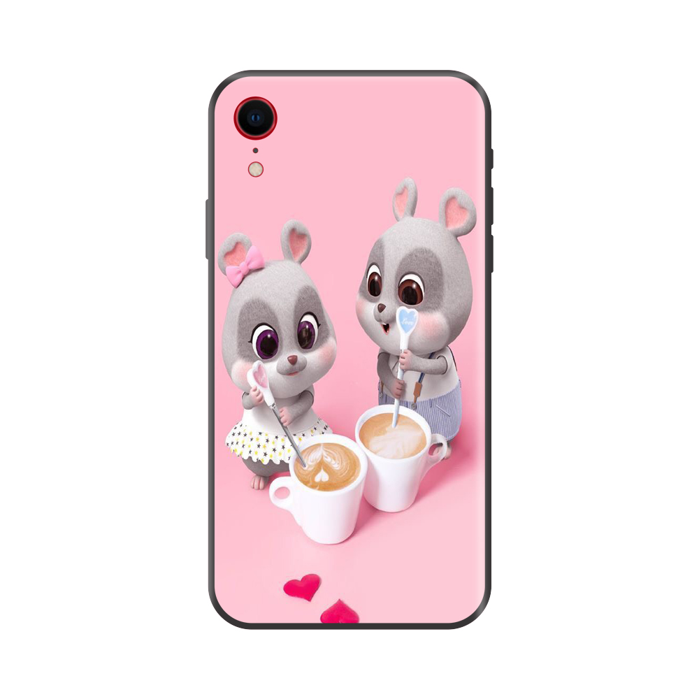 Ốp lưng TPU viền dẻo cho điện thoại IPHONE XR Hình Chuột Tết 2020 Mẫu 12
