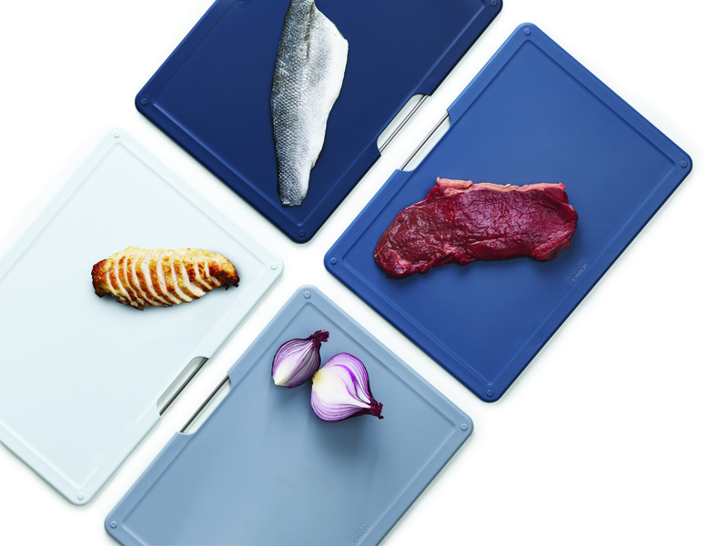 Bộ thớt cao cấp Joseph Joseph - 002089 Folio 4-piece Chopping Board Set Large Grey