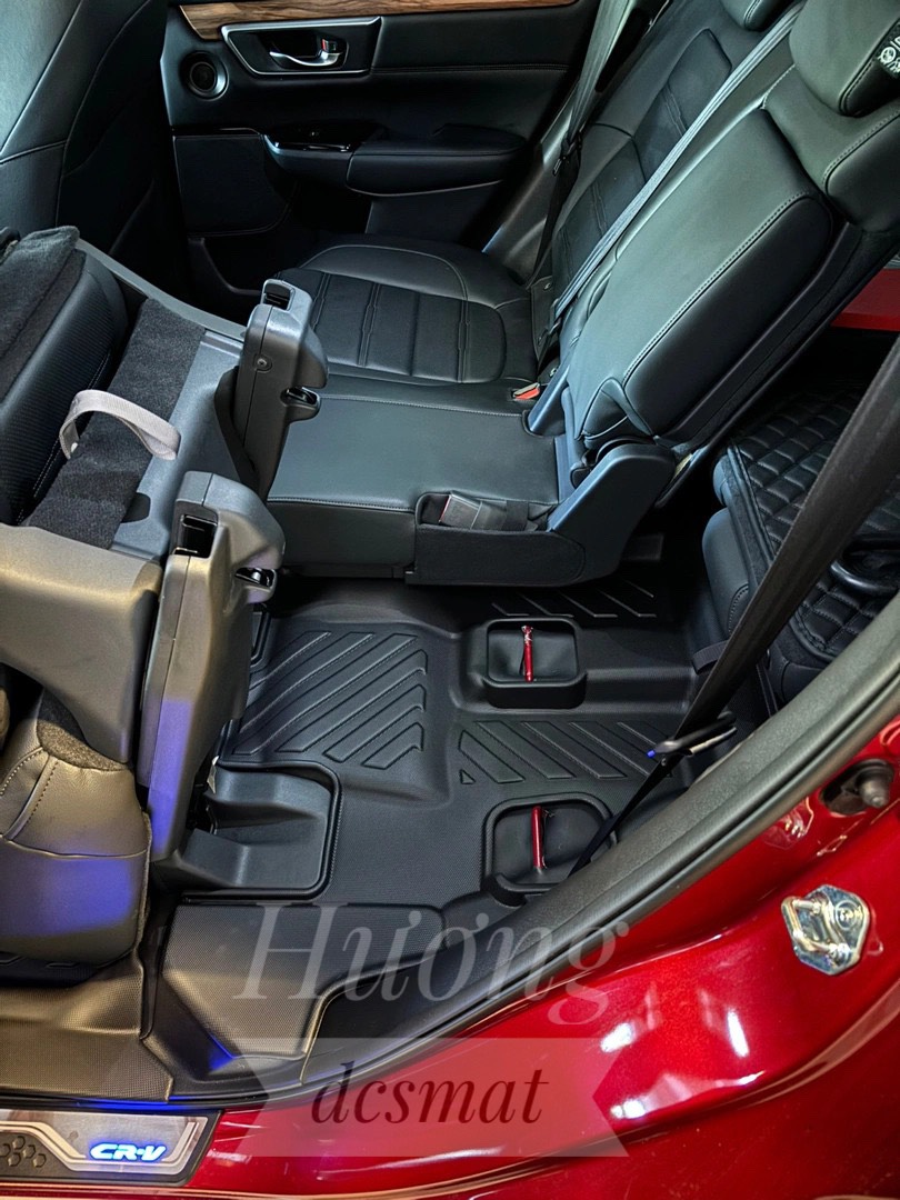 Thảm lót sàn full viền cho xe Honda CRV 2018 đến 2023 , chất liệu TPE cao cấp ( 3 hàng ghế)