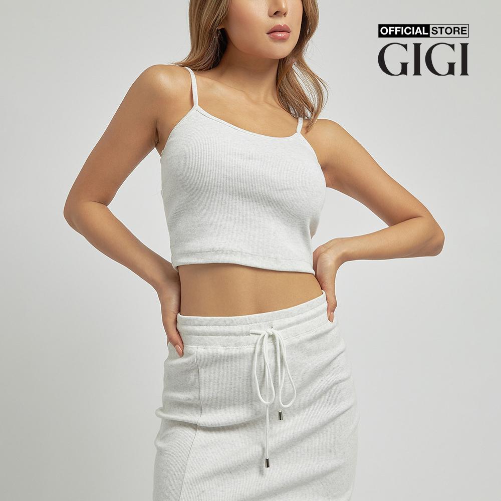 GIGI - Áo croptop nữ hai dây phom ôm Cami Rib G1207T221230