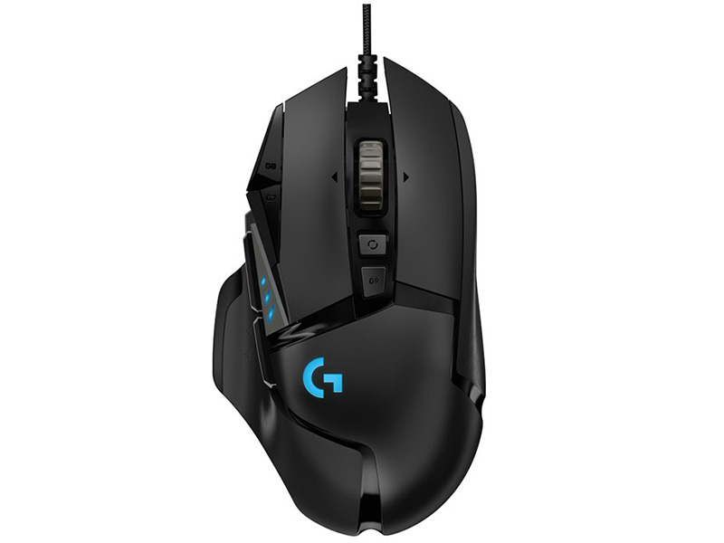 Chuột game có dây Logitech G502 Hero - Cảm biến Hero 25k, RGB, 11 nút lập trình - Hàng Chính Hãng