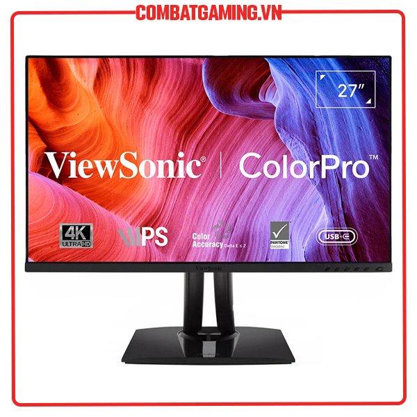 Màn Hình Đồ Họa ViewSonic VP2756 4K 27"/UHD/IPS/81% Adobe RGB/80% DCI-P3/Loa/USB-C - Hàng Chính Hãng