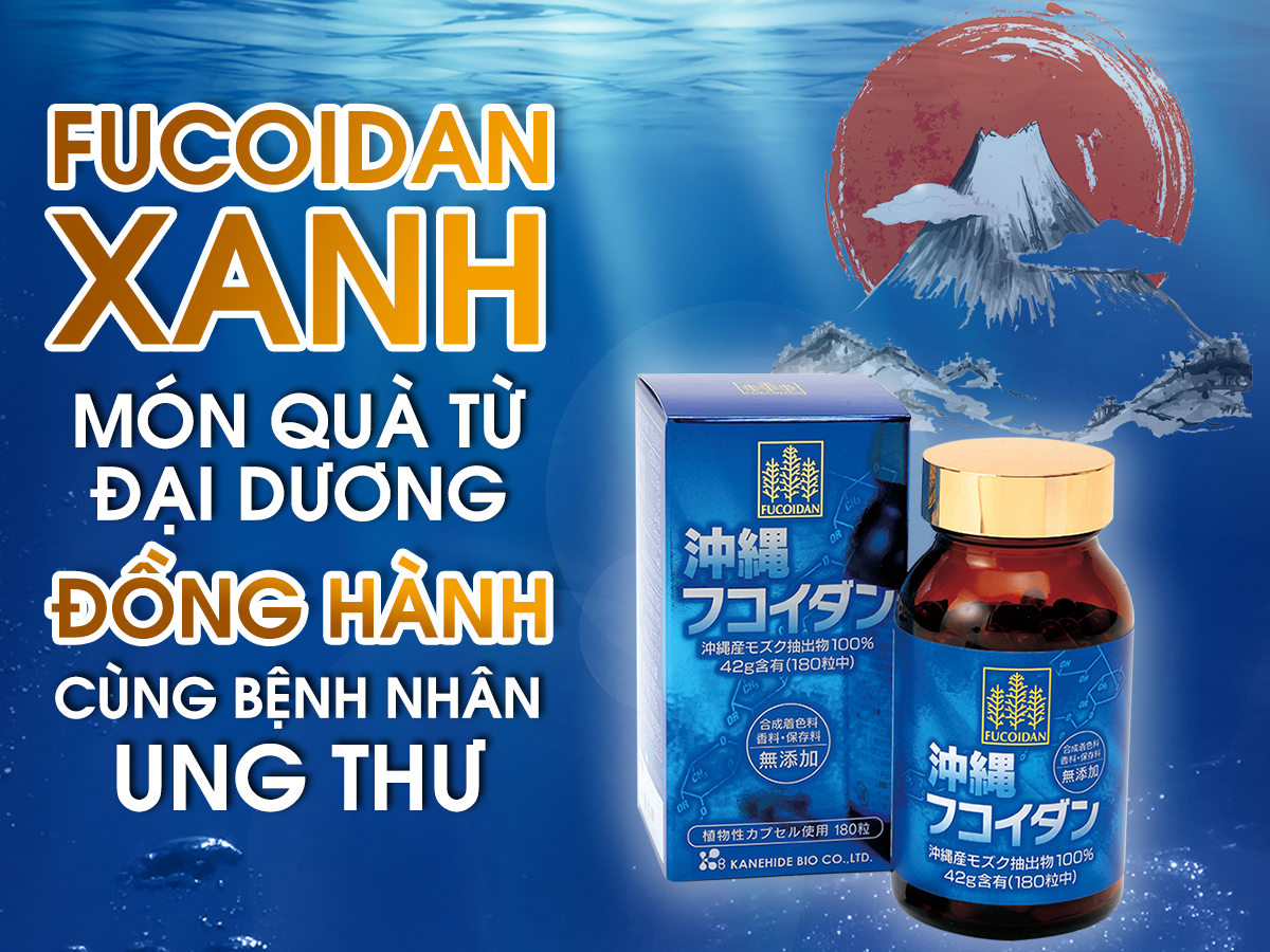 Combo 2 Hộp Okinawa Fucoidan Kanehide Bio Của Nhật Bản (180 Viên x2) Phòng Và Hỗ Trợ Ức Chế Tăng Trưởng Tế Bào Ung Thư, Nâng Cao Đề Kháng, Hệ Miễn Dịch Cho Cơ Thể.