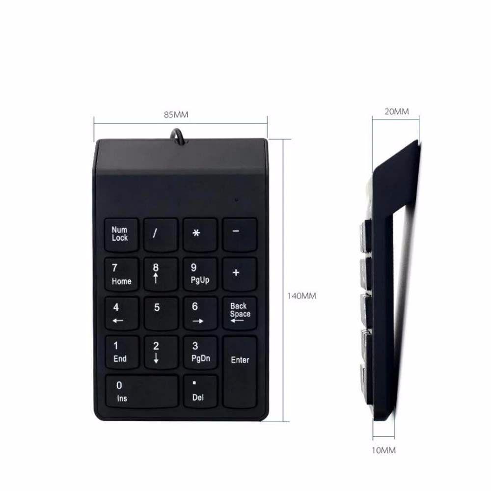 Bàn Phím Số Augustine 2.4ghz 18 Phím Nhiều Màu Sắc Cho Laptop / Air / Pro