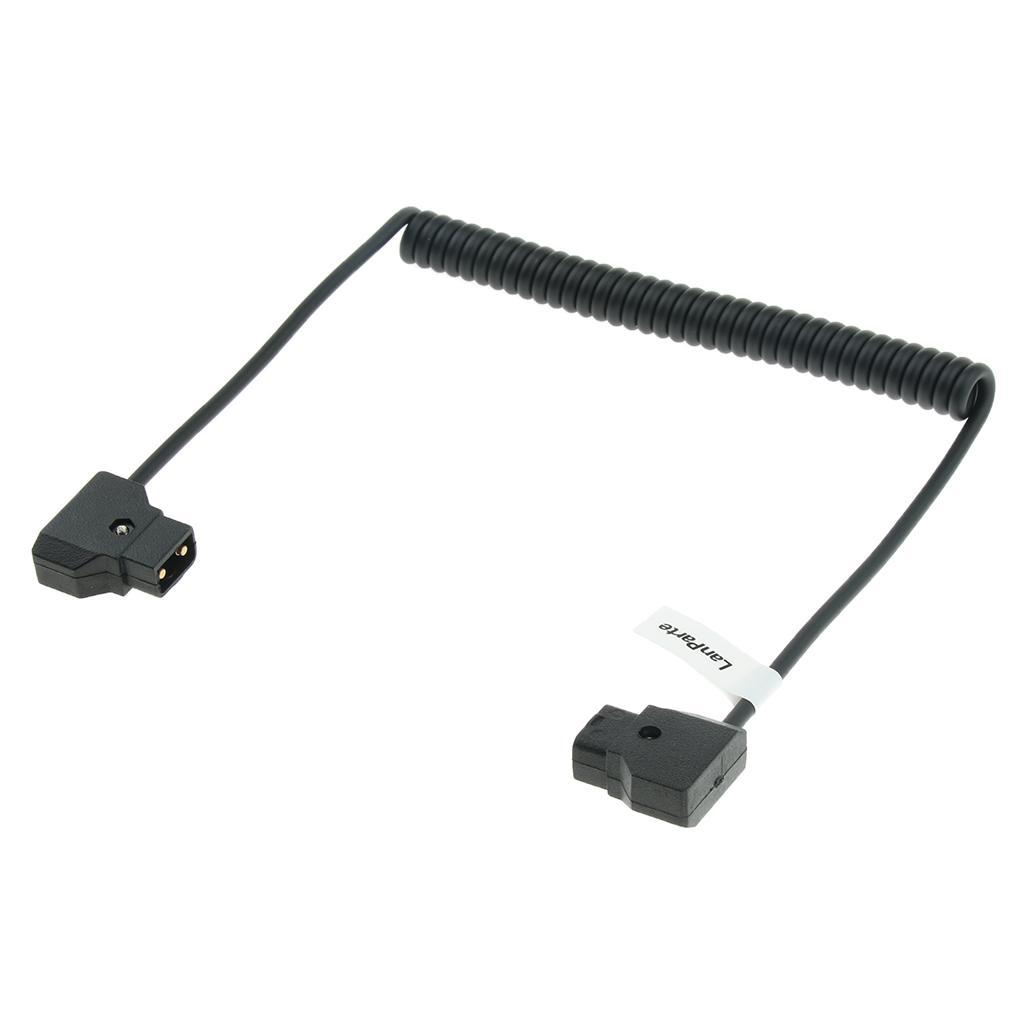 Lovoski Stretchable Coiled D-TAP Male to Male Power Cable for DSLR Rig