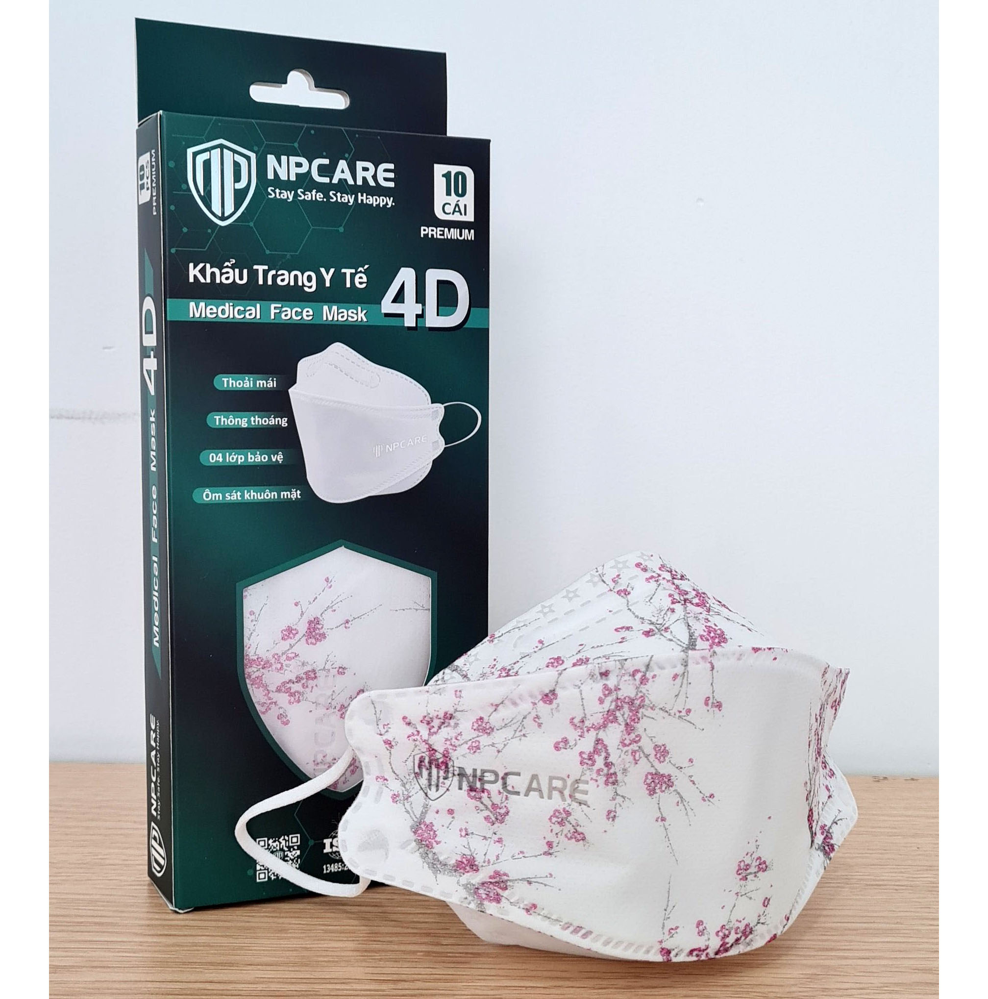 Khẩu trang y tế 4D NPCARE Blossom (H/10c)