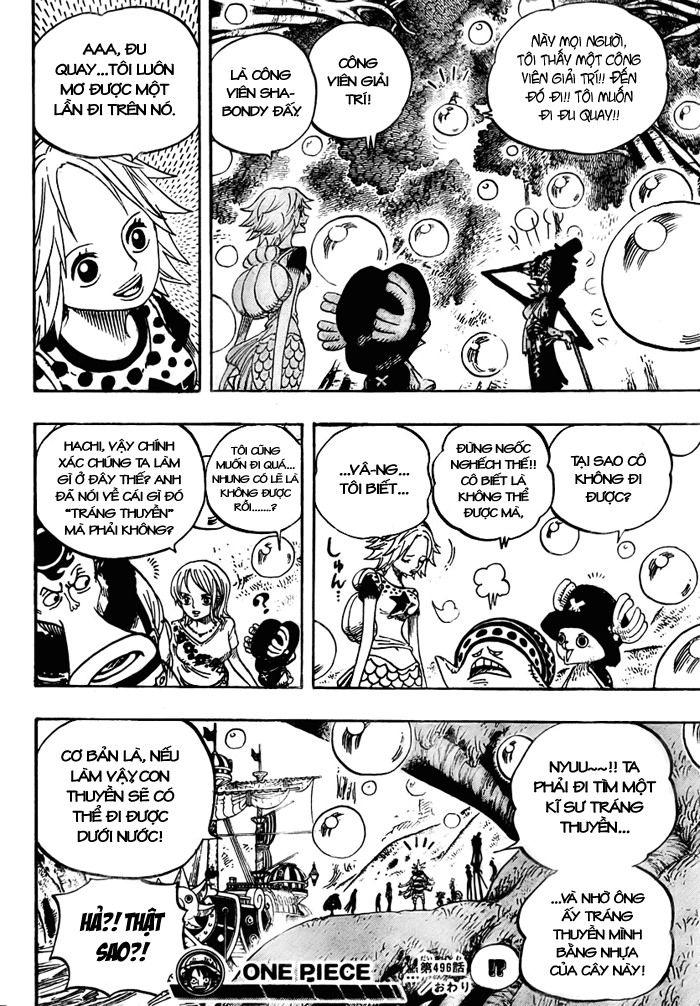 đảo hải tặc - one piece chapter 496 18