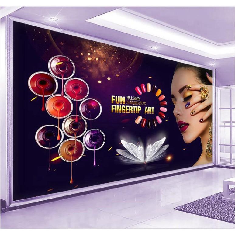Tranh dán tường Tranh trang trí tiệm nail spa UD1013