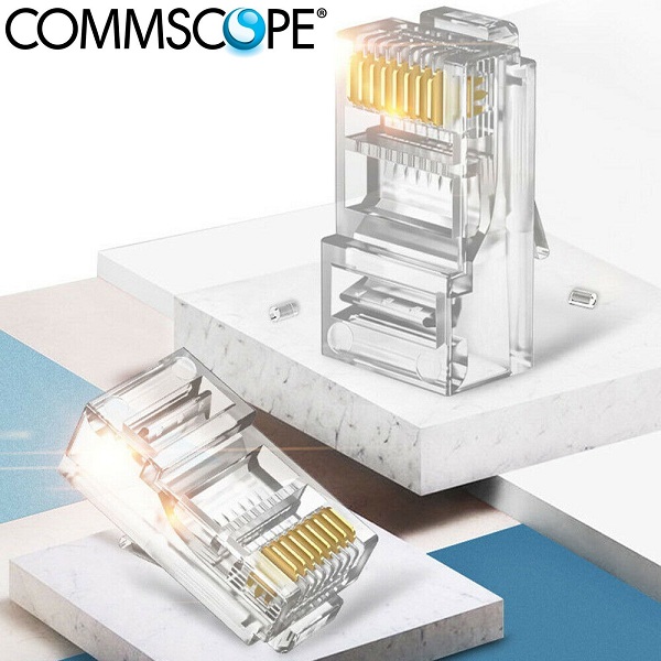 Hạt mạng rj45 cat6 Commscope (Hộp 100 chiếc) P/N:6-2111-989 - Hàng chính hãng