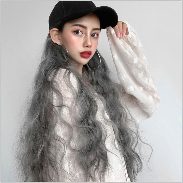 Nón mũ tóc giả xù đũa cá tính