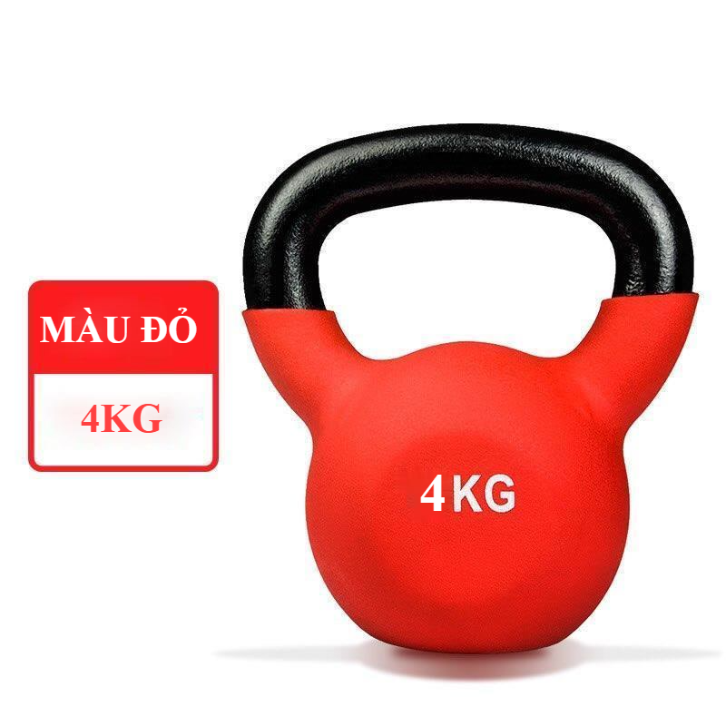 Tạ ấm, tạ chuông tập squat mông đùi Các Loại 6KG Đến 10KG CAO CẤP KETTLEBELL