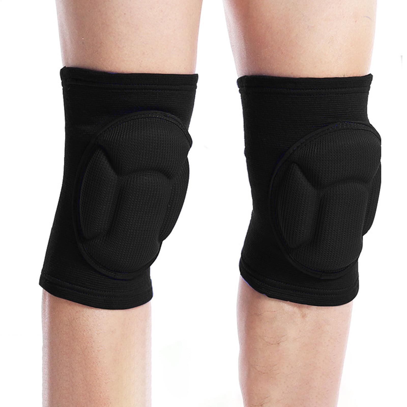 1 Pair Knee Brace Knee Support Workout Shockproof Women Men Knee Protector Knee Joint Pad for Dance Volleyball Weightlifting Fitness
